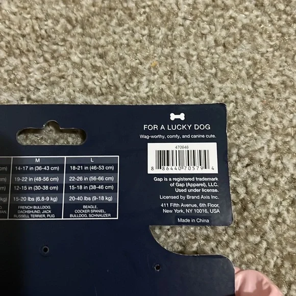 New GAP Dog Pink Jacket Size S - Picture 6 of 8